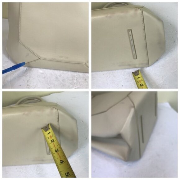 Aritzia Auxiliary Bega Leather Satchel Structured Bag Crossbody Shoulder Bag Tan - Picture 15 of 16